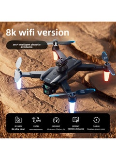 F14 Obstacle Avoidance GPS With Screen 8K Electric Tune Dual Camera Brushless Motor UAV Quadcopter Remote Control Aircraft-Color:Black Optical Flow-F14-Electrically Controlled Double Camera Brushless Motor Obstacle Avoidance-Specifications:Four Electric Package Storage Bag Remote Control Charging Display