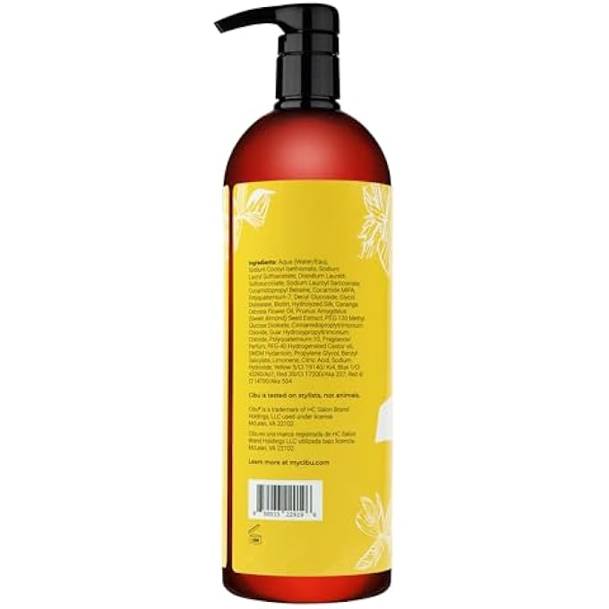 cibu REPAIR + PROTECT SHAMPOO 30086 RESTORES DAMAGED HAIR PROTECTS FROM BREAKAGE | SAFE FOR COLOR-TREATED HAIR | SMOOTHS & STRENGTHENS | SULFATE-FREE | GENTLE FOR DAILY USE | REFRESHING SCENT 1 LITER - Image 3