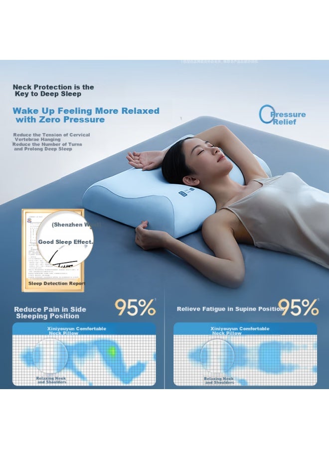 Ceeniu Pillow, Deep Sleep Cervical Pillow, Cervical Spine Support, Professional Medical Use, Adult Single Memory Foam Pillow Core, Ergonomic Desig - Image 5