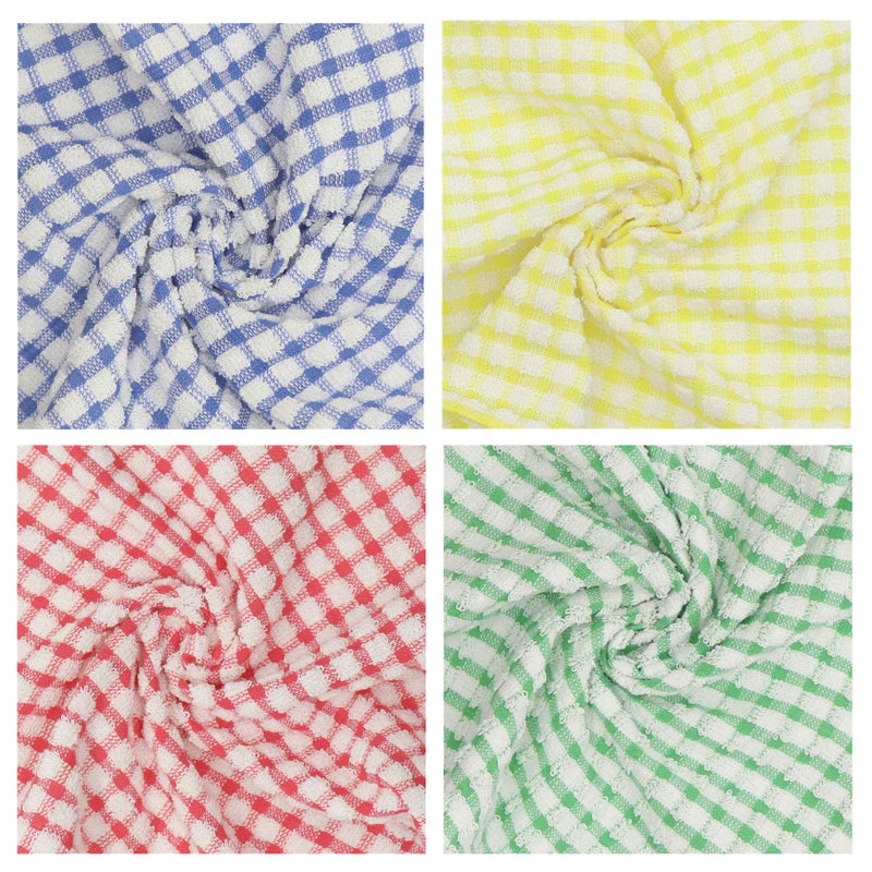 HFGBLG Cotton Cleaning Rags Terry Dish Cloths for Washing Dishes, Set of 8 Dish Rags for Cleaning, Light and Soft Dish Towels for Kitchen Drying Dishes, 11.8 Inch x 11.8 Inch (Mix Color) - Image 5