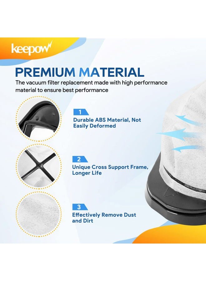 KEEPOW 4 Pack Dust Cup Filters for Shark SV75Z Cordless Hand Vac SV780 SV726N, Replacement Part# XF769, XSB726N - Image 5