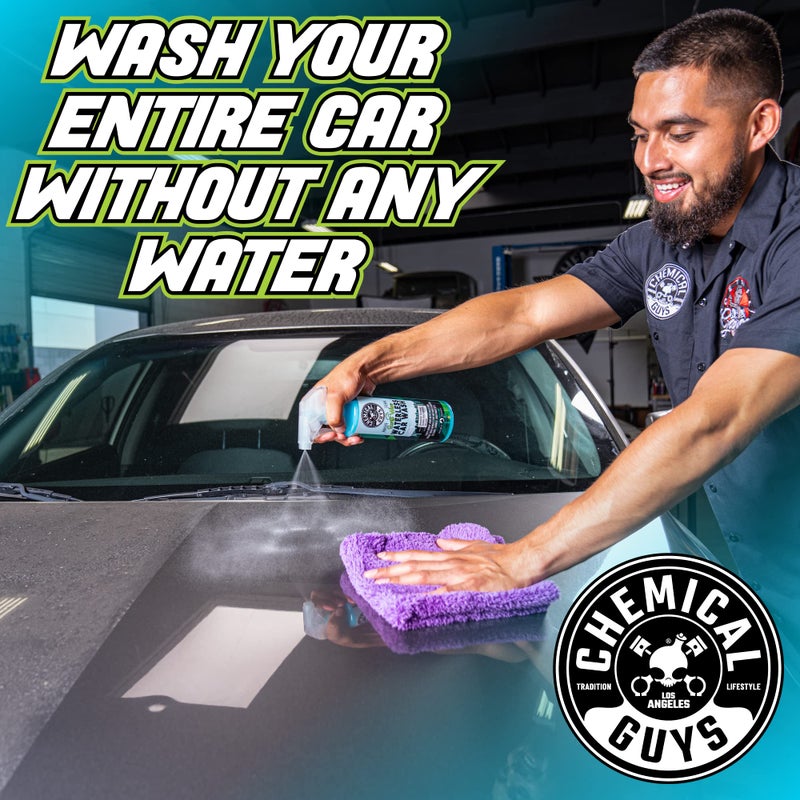 Chemical Guys Swift Wipe Sprayable Waterless Car Wash Spray - Spray and Wipe to Safely Clean and Shine Cars, Trucks, Motorcycles, RV & More, High Lubrication Formula, 16 oz - Image 2