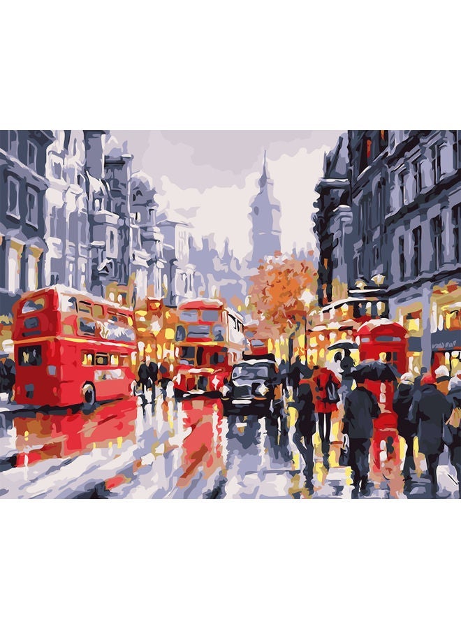 نيبمينينت DIY Paint By Number Oil Painting On Canvas Kit Multicolour - Image 1