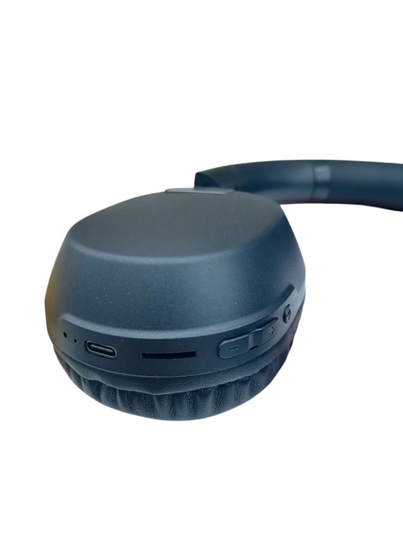 Denx Wireless Bluetooth Headphone – Explosive X-Bass, 15H Playback, 300mAh Battery, for Music, Gaming, Movies, Android & iOS Compatible Black - Image 5