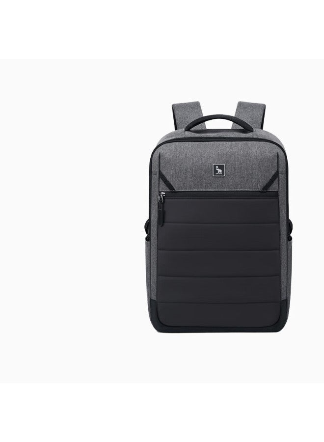 Owas Timeline Series Large Capacity Backpack For Men And Women, Office Commute Laptop Bag Ocb5143, Heather Gray, 16 Inches