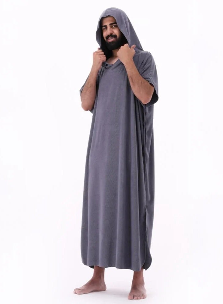 RJ RJ Grey Bathrobe - Image 1