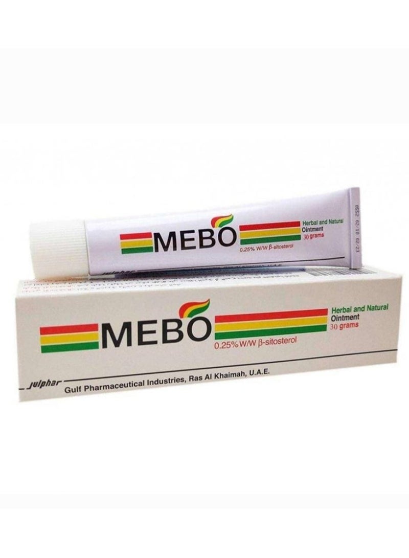 Julphar MEBO 30 GRAM Ointment for treating burns, 100% natural ointment that helps with natural healing and treatment of burns, 30 grams  - Image 2