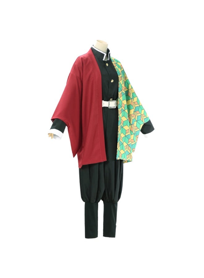 Halamodo قاتل الشياطين غيو توميوكا مجموعة أزياء كوزبلاي، ملابس لعب أدوار الأنمي، بما في ذلك الهاوري الخارجي، توب، سروال، لفائف القدمين، والحزام، مناسبة لاحتفالات عيد الميلاد، عروض المسرح، حفلات المواضيع، عروض المواهب، وأوقات مختلفة للبالغين - Image 2