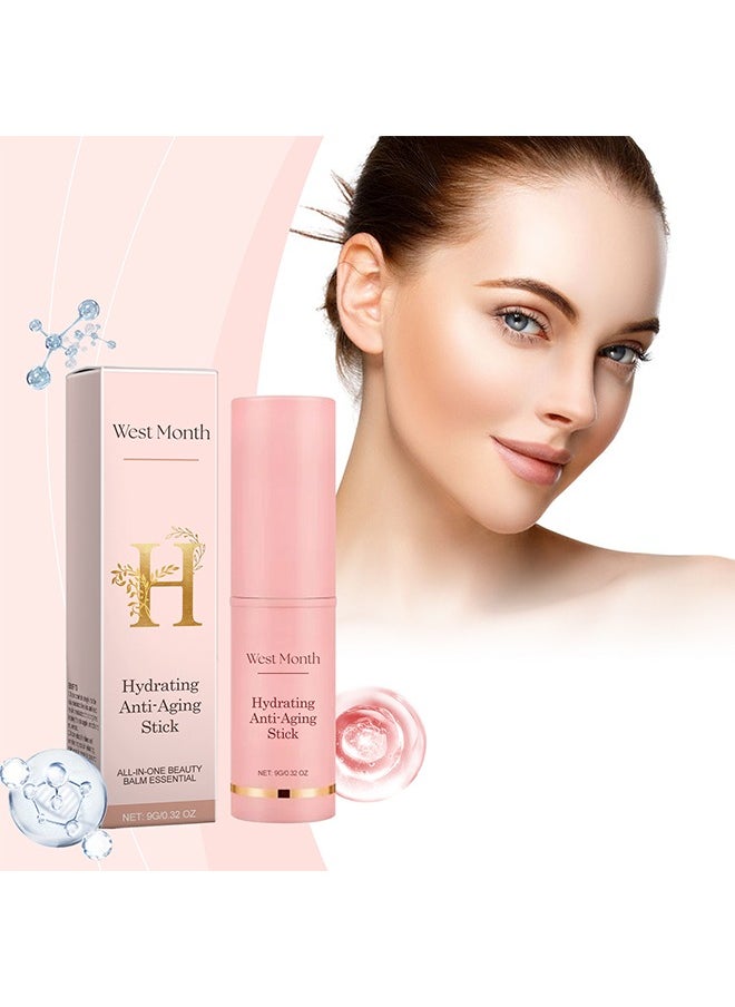 West&Month Hydrating Anti-aging Stick,Moisturizing Anti-Wrinkle Firming Stick – Deep Hydration and Skin Elasticity Care for Lifting and Firming  - Image 1