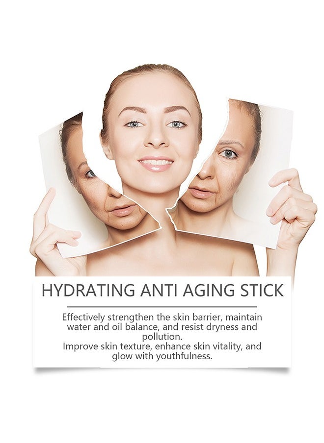 West&Month Hydrating Anti-aging Stick,Moisturizing Anti-Wrinkle Firming Stick – Deep Hydration and Skin Elasticity Care for Lifting and Firming  - Image 4