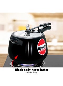 Hawkins 6.5 Liters Contura Aluminium Pressure Cooker,With Inner Lid,Black  - Image 4