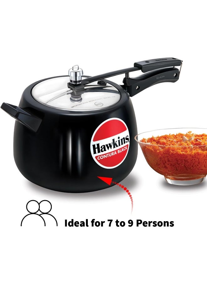 Hawkins وعاء ضغط هوكينز كونتورا الأسود 6.5 لتر  - Image 2