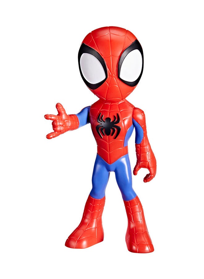 SPIDEY AND HIS AMAZING FRIENDS - Marvel Spidey and His Amazing Friends Supersized Spidey 9-inch Action Figure, Preschool Toys, Super Hero Toys for 3 Year Old Boys and Girls and Up - Image 1