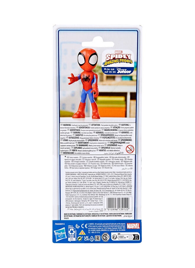 SPIDEY AND HIS AMAZING FRIENDS - Marvel Spidey and His Amazing Friends Supersized Spidey 9-inch Action Figure, Preschool Toys, Super Hero Toys for 3 Year Old Boys and Girls and Up - Image 1