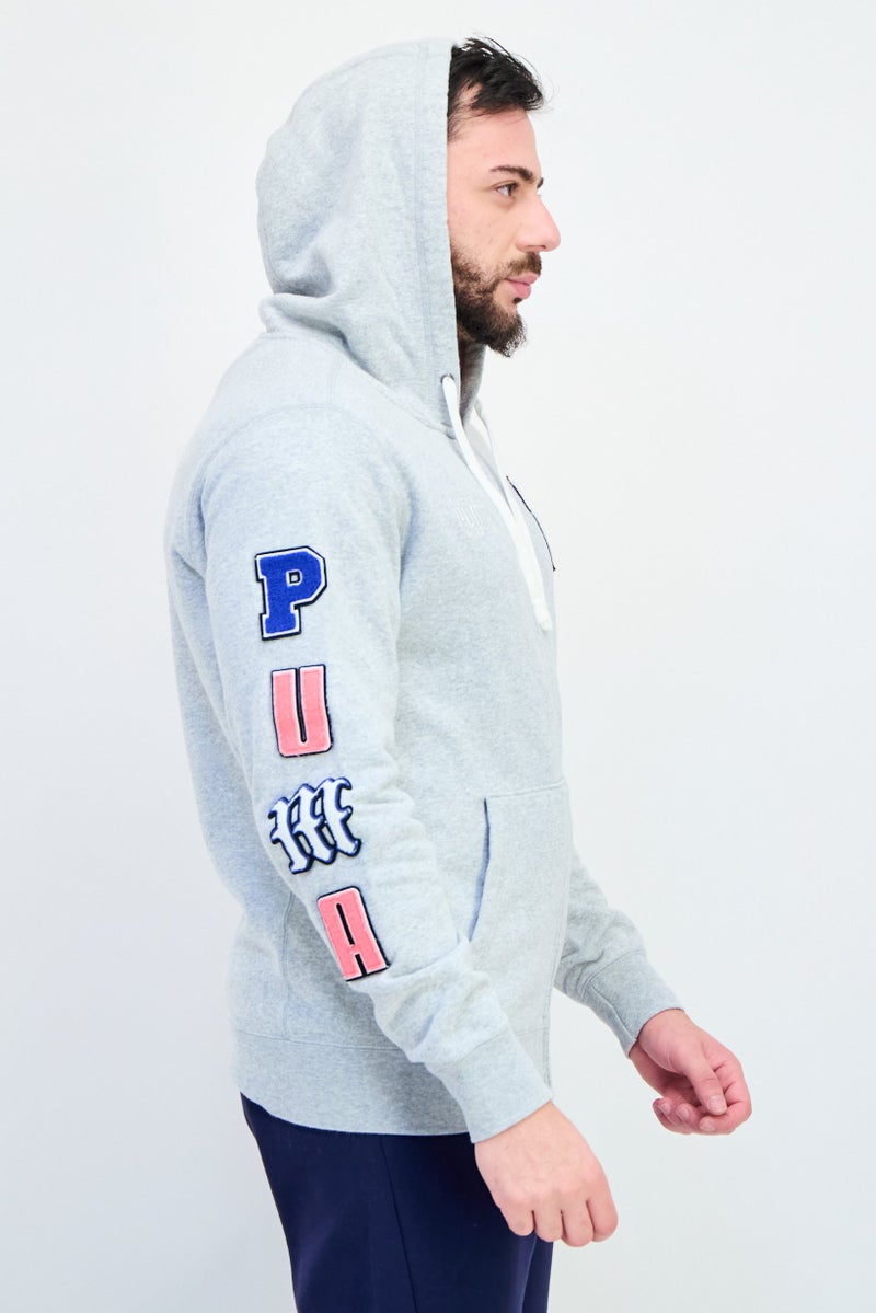 PUMA Select Men Sportswear Fit Long Sleeves Hoodie, Light Grey - Image 2