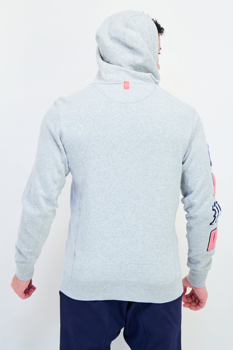PUMA Select Men Sportswear Fit Long Sleeves Hoodie, Light Grey - Image 3