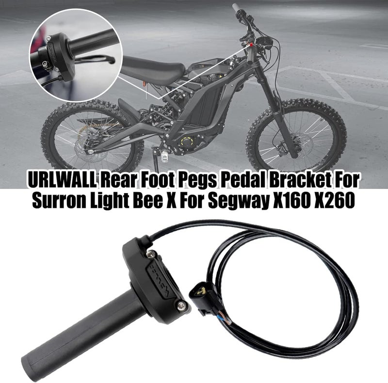 URLWALL Electronic Throttle Grips Handlebar for Sur Ron Light Bee X/S Segway X160 X260 - Image 2