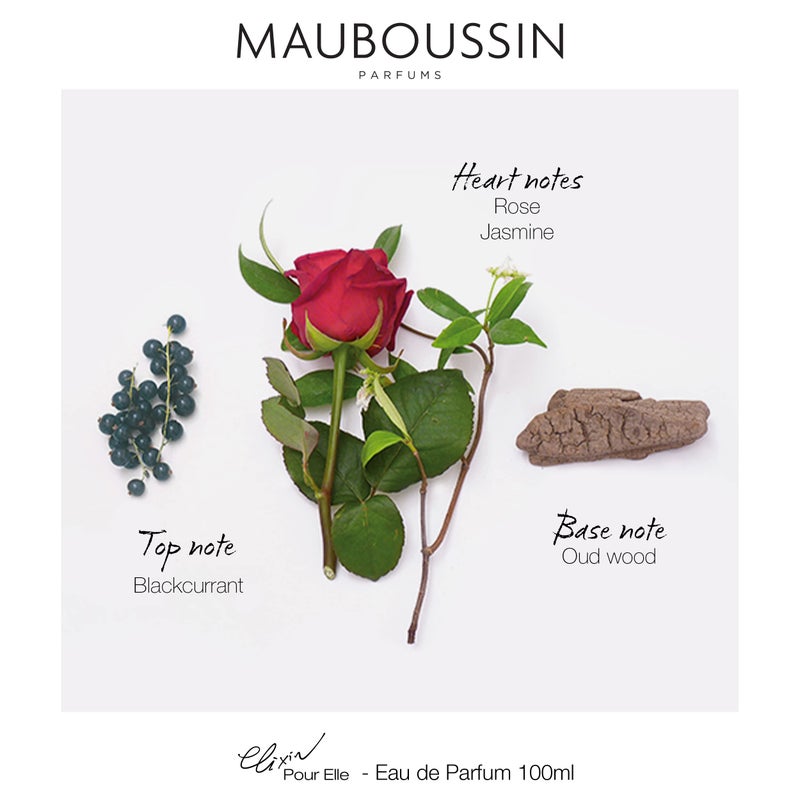 Mauboussin - Elixir Pour Elle 100ml (3.3 Fl Oz) - Eau de Parfum for Women - Oriental & Gourmand Scents - Image 4
