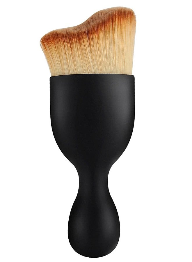 Getmecraft Angled Flat Foundation Brush High Density Face Body Kabuki Makeup Brush for Liquid Foundation Powder Cream Contour Buffing Stippling Blending - Image 1