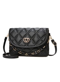 Women's Leather Shoulder Handbag, Multiple Styles Messenger Crossbody Bag Satchel Tote Bag - Black