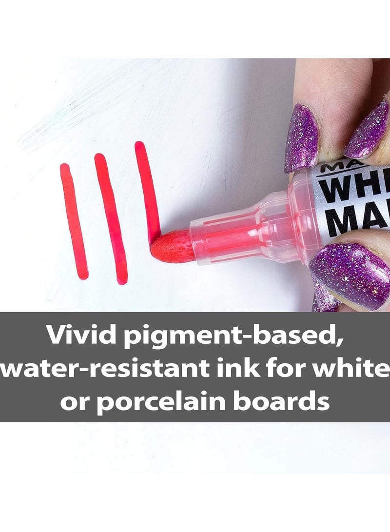 Pentel 12-Piece Maxiflo Whiteboard Erasable Markers Bullet Tip Black - Image 4