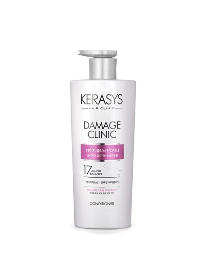Kerasys Damage Clinic Repair Conditioner 750ml - Deep Hair Repair Conditioner for Damaged & Dry Hair, Nourishing Moisturizing Treatment with Protein Care, Smooth Frizz Control & Strengthening Hair Conditioner