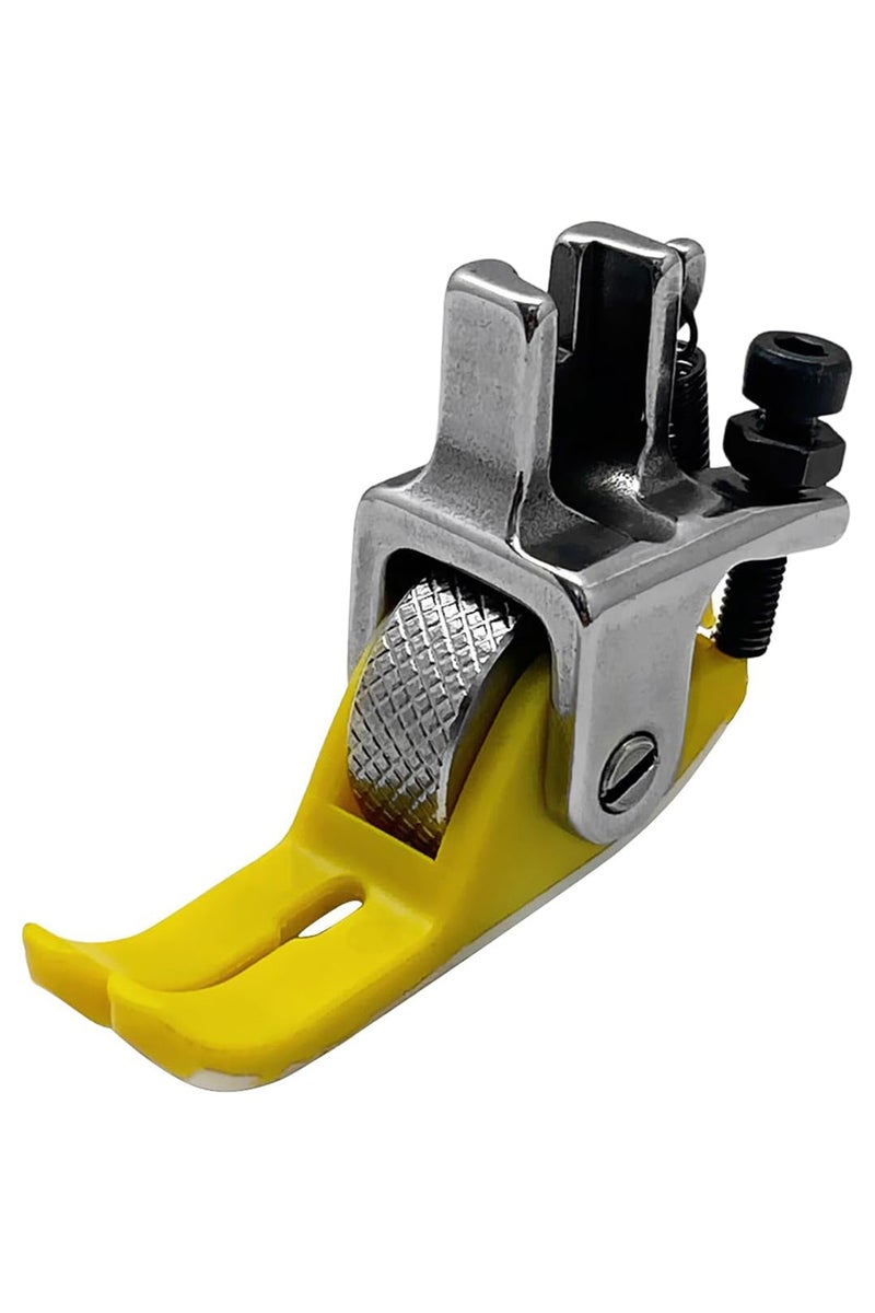 قدم ضاغطة ضيقة بأربعة بكرات لماكينات الخياطة الصناعية ذات الإبرة الواحدة من سنجر، براذر، جوكي.