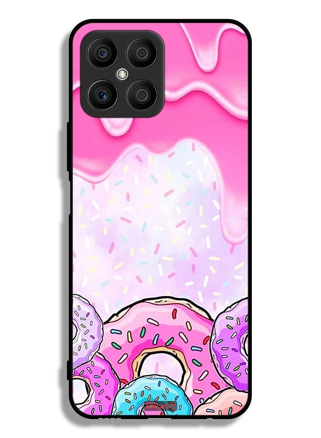 Tolwak Honor X8 4G Protective Case Cover Donut Colors - Image 2