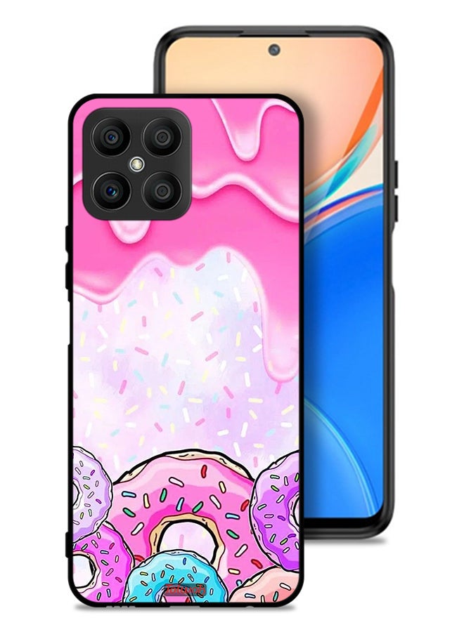 Tolwak Honor X8 4G Protective Case Cover Donut Colors - Image 1