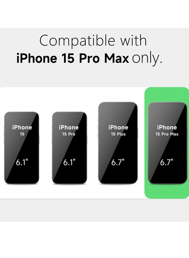 Houmt iPhone 15 Pro Max Case 6.7 Inch Liquid Gel Silicone iPhone 15 Pro Max Cover Inside Microfiber Soft Silky Touch Anti-Scratch Thin Shockproof Cover Compatible with iPhone 15 Pro Max - Image 2