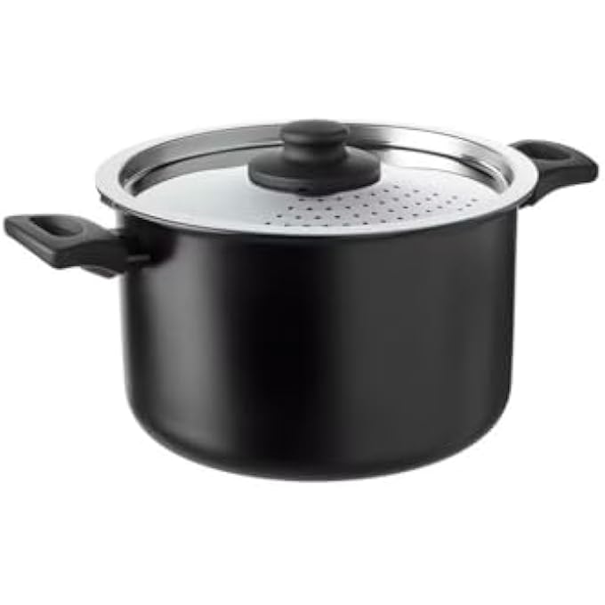 ريحني قدر مع غطاء أسود 5 لتر Ahk4N418 - Image 1