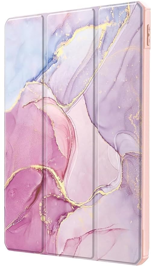ProElite Case Cover for OnePlus Pad Lite 11 inch Case, Smart Flip Case Cover for OnePlus Pad Lite 11 inch Case Translucent Back with Stylus Pen [Auto Sleep Wake Feature], Marble Pink - Image 3