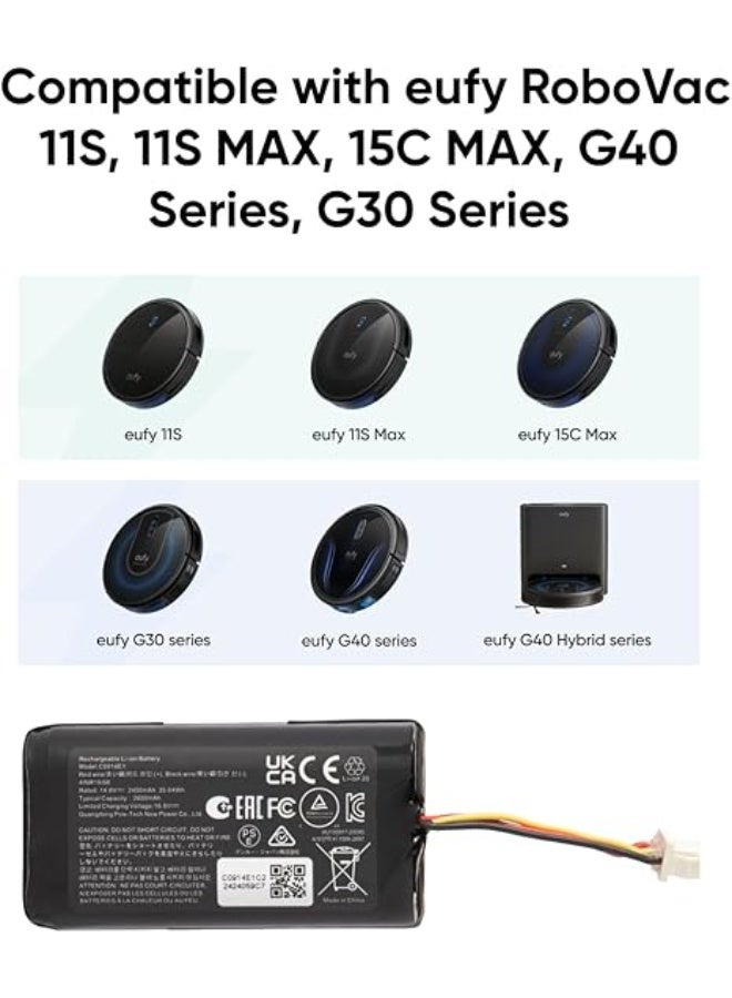 إيوفي حزمة بطارية بديلة للمكنسة الكهربائية من يوفي روبوت - Image 4