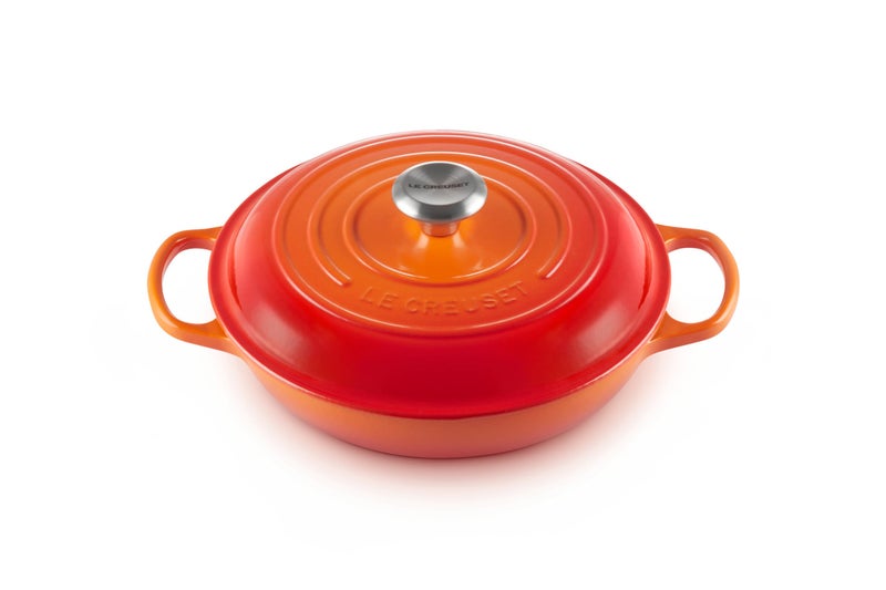 Le Creuset Le Creuset Enameled Cast Iron Signature Braiser 225 qt Flame 
