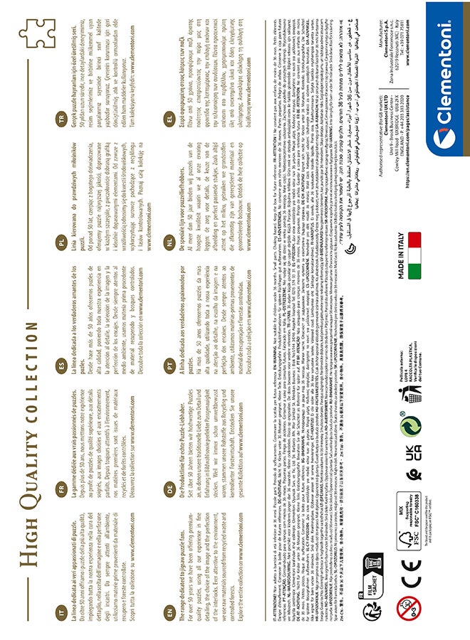 Clementoni 500 Piece Hqc Puzzle – Wild Red Stallion | High Quality Collection Jigsaw Puzzle For Adults And Kids - Image 2