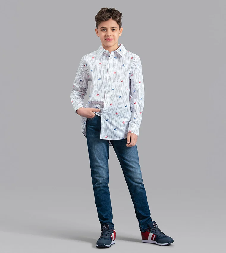 بيفرلي هيلز بولو كلوب قميص بأكمام طويلة