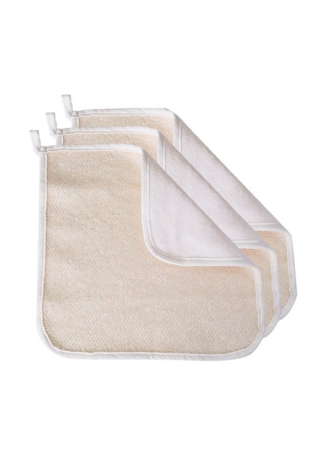 EvriHolder Softweave Exfoliating Wash Cloths For Face And Body Dual Textured Travel Wash Cloth Pack Of 3  - Image 1
