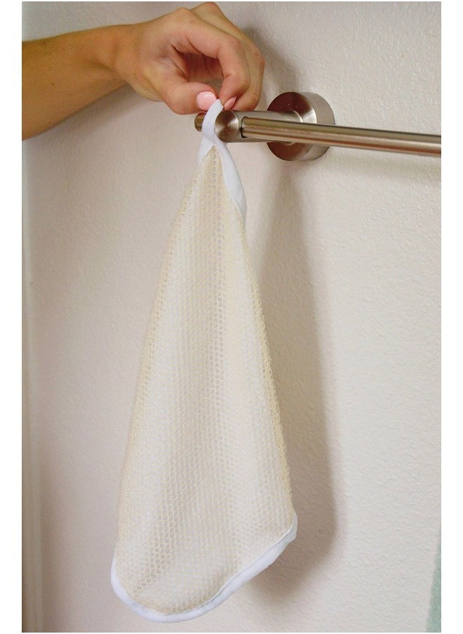 EvriHolder Softweave Exfoliating Wash Cloths For Face And Body Dual Textured Travel Wash Cloth Pack Of 3  - Image 5
