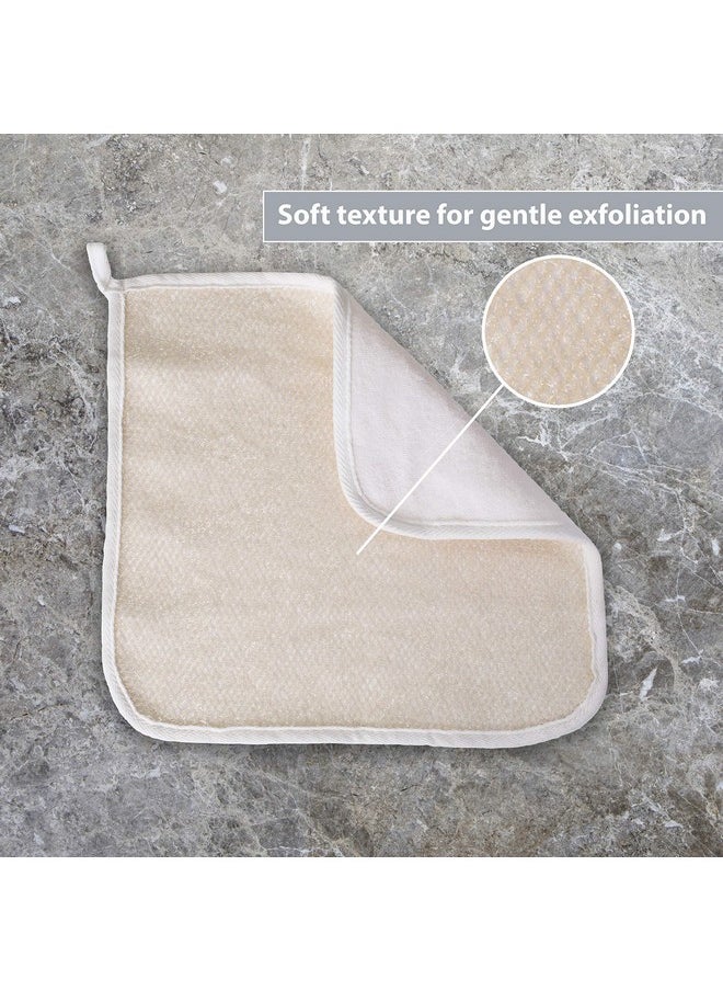 EvriHolder Softweave Exfoliating Wash Cloths For Face And Body Dual Textured Travel Wash Cloth Pack Of 3  - Image 3