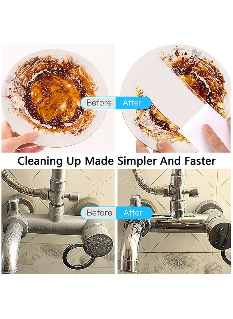 SOLARAE Magic Sponge Eraser,100 Pack Add Water Melamine Sponge Foam, Extra Large Multi-Surface Household Cleaning Non-Scratch Scrub Sponge Pads for Kitchen, Car, Sink, Shoe, Bathtub Cleaning Sponge - Image 3