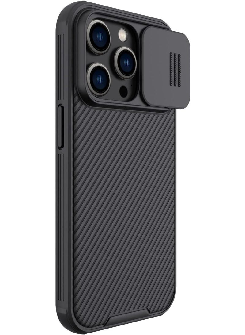 NILLKIN Slide Cover Camera Protection CamShield Pro Case For iPhone 14 Pro Max - Black - Image 3