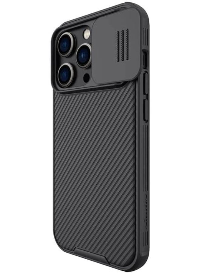 NILLKIN Slide Cover Camera Protection CamShield Pro Case For iPhone 14 Pro Max - Black - Image 1