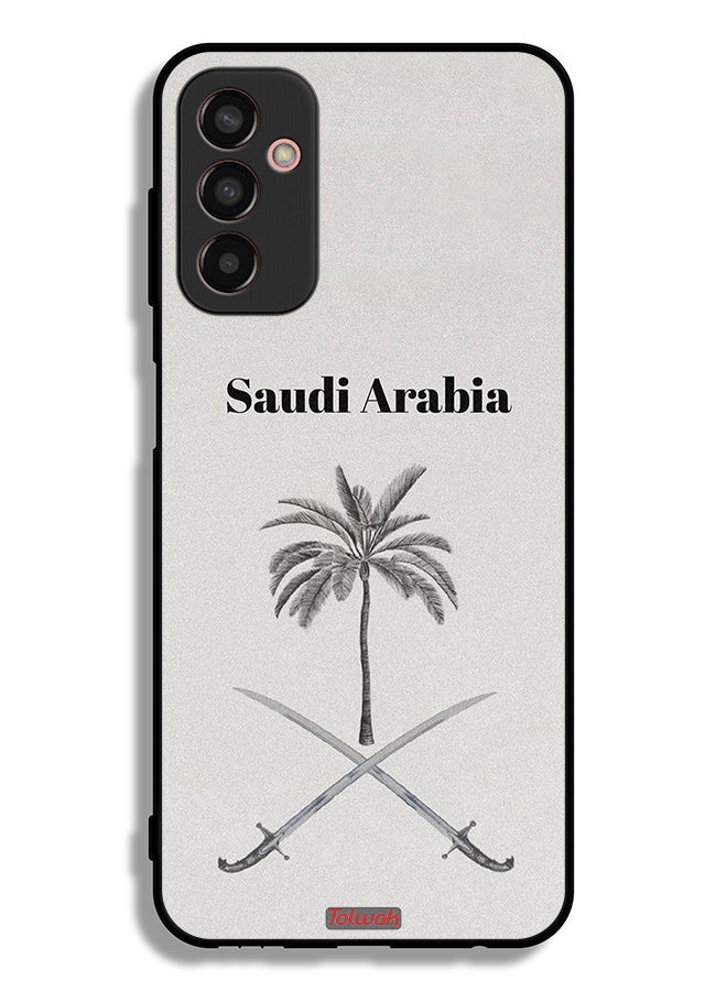 Tolwak Samsung Galaxy F13 Protective Case Cover Kingdom Of Saudi Arabia Sign Art - Image 2