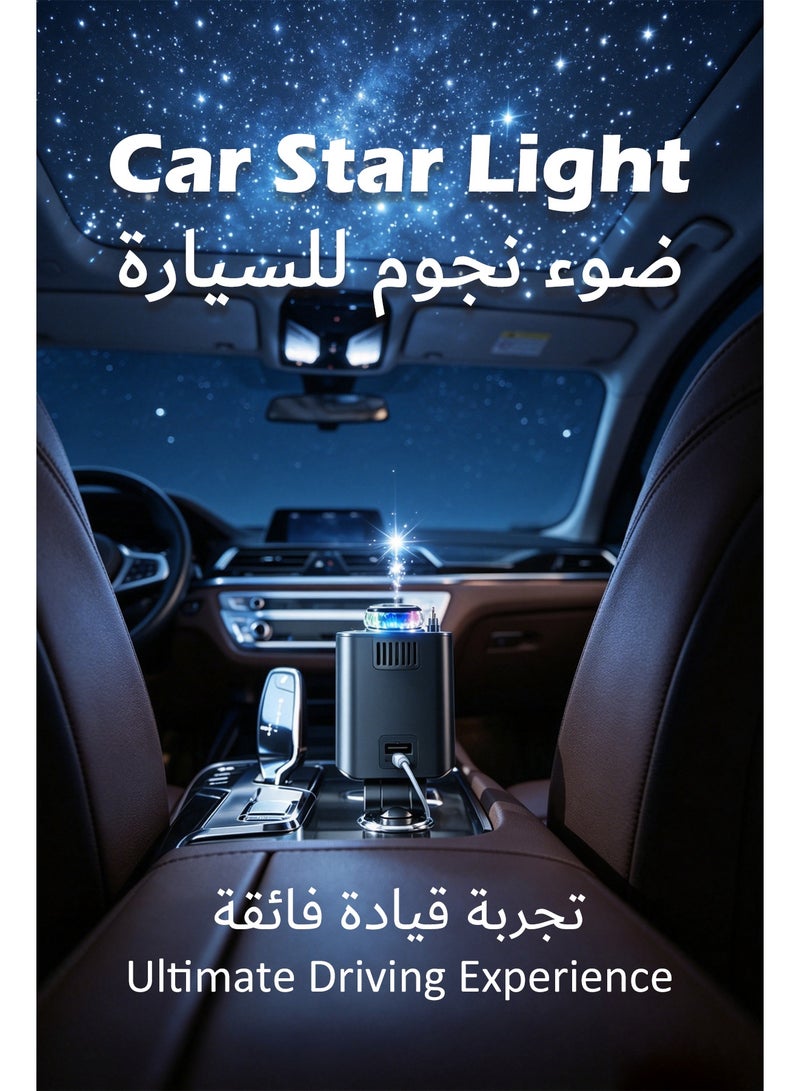 شاحن سيارة 4-in-1 بقدرة 120W PD، محول شحن سريع للسيارة مع ناشر روائح عطرية وضوء نجمي، شاحن متعدد الأجهزة، تحكم ذكي في درجة الحرارة، متوافق مع آيفون وأندرويد والأجهزة اللوحية لداخل السيارة - Image 2