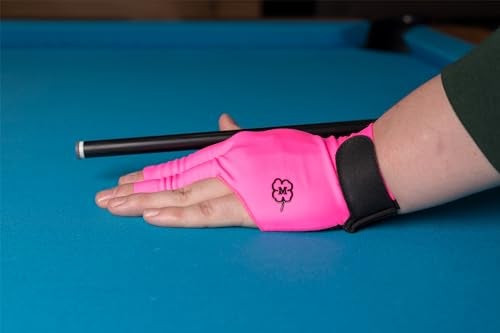 McDermott Billiard Pool Cue Glove for Left Hand RightHanded Player Pink Medium - Image 3
