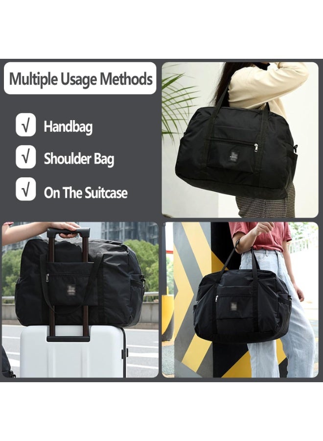 TAPIT Travel Bag Carry on Duffle Bag Tote Spirit Airlines Personal Item Bag Shoulder Weekender Overnight Bag Waterproof Sports Gym Bag for Women and Men (Black) - Image 5