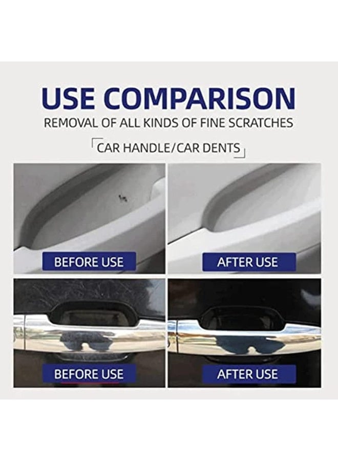 FunMay Car Scratch Remover Kit – Auto Paint Repair Compound, Nano Cleaner, Sponge Included – Safe for All Colors – Remove Light Scratches, Swirls, Oxidation, Tar - Image 3