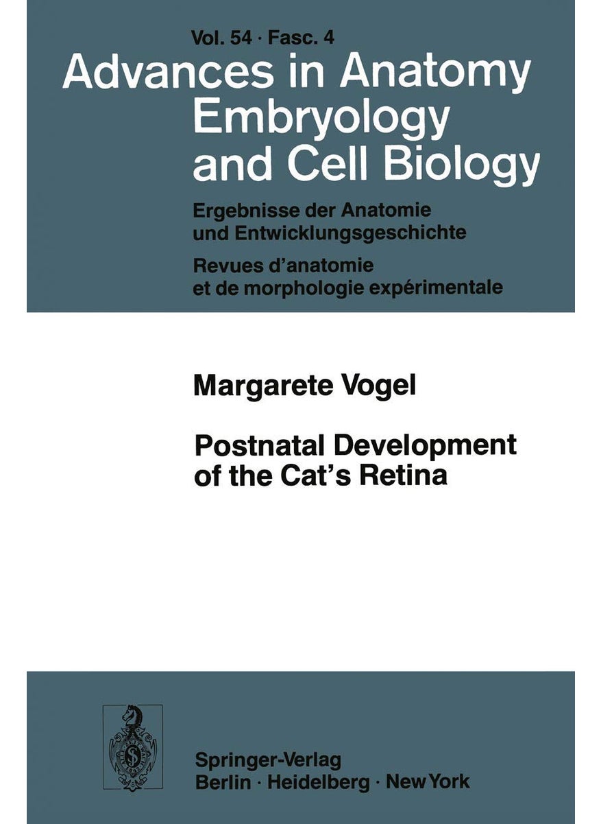 Postnatal Development of the Cat's Retina 