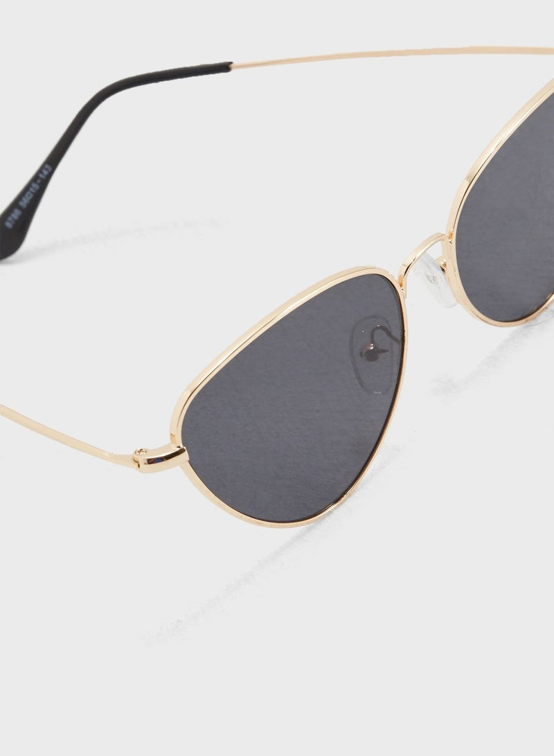 جينجر نظارة شفافة بنمط عين قطة - Image 4