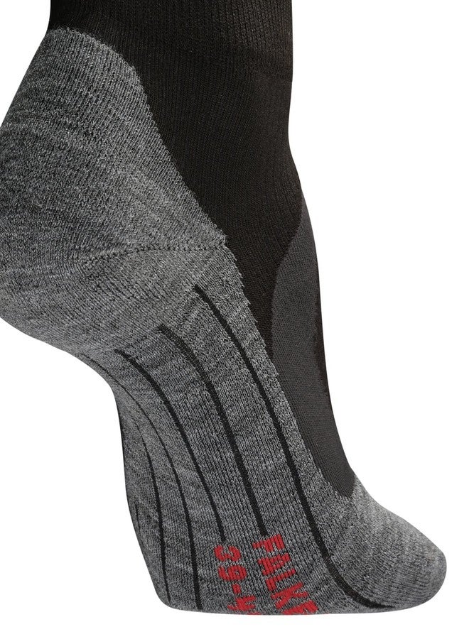 FALKE Men's RU4 Endurance Cool Short Running Socks, Quarter Cut, Medium Cushion, Breathable Quick Dry, Cooling, Nylon, Black (Black-Mix 3010), 9-10, 1 Pair - Image 5